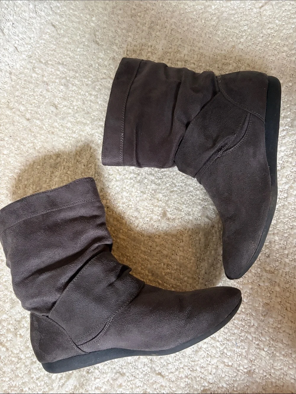 🎀 REPORT WOMENS SIZE 8 GRAY SUEDED BOOTIES